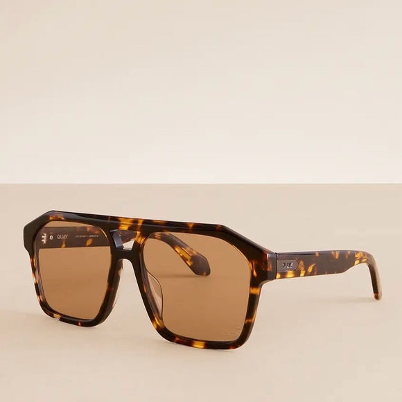 NEW - Quay Australia Soundtrack Unisex Aviator Sunglasses - Picture 3 of 3